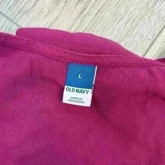 Old Navy Pink Long Open Front Short Sleeve Cardigan Size L - Picture 7 of 9